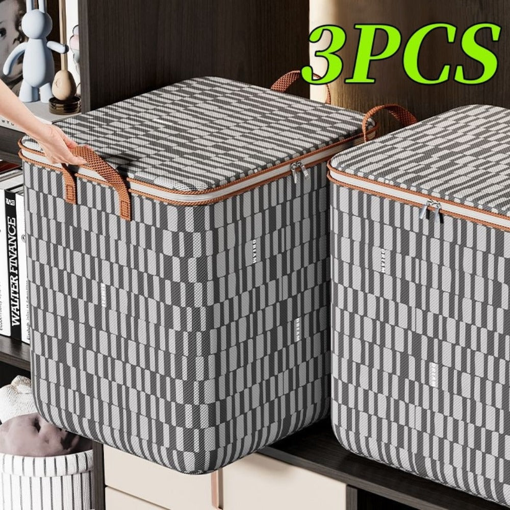 3-Pack Water-Resistant Container for Storing Items