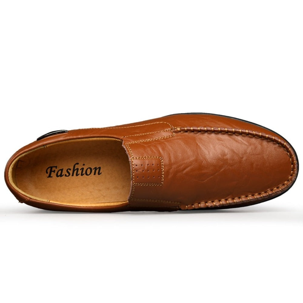 Soft Vegan Leather Men's Casual Loafers
