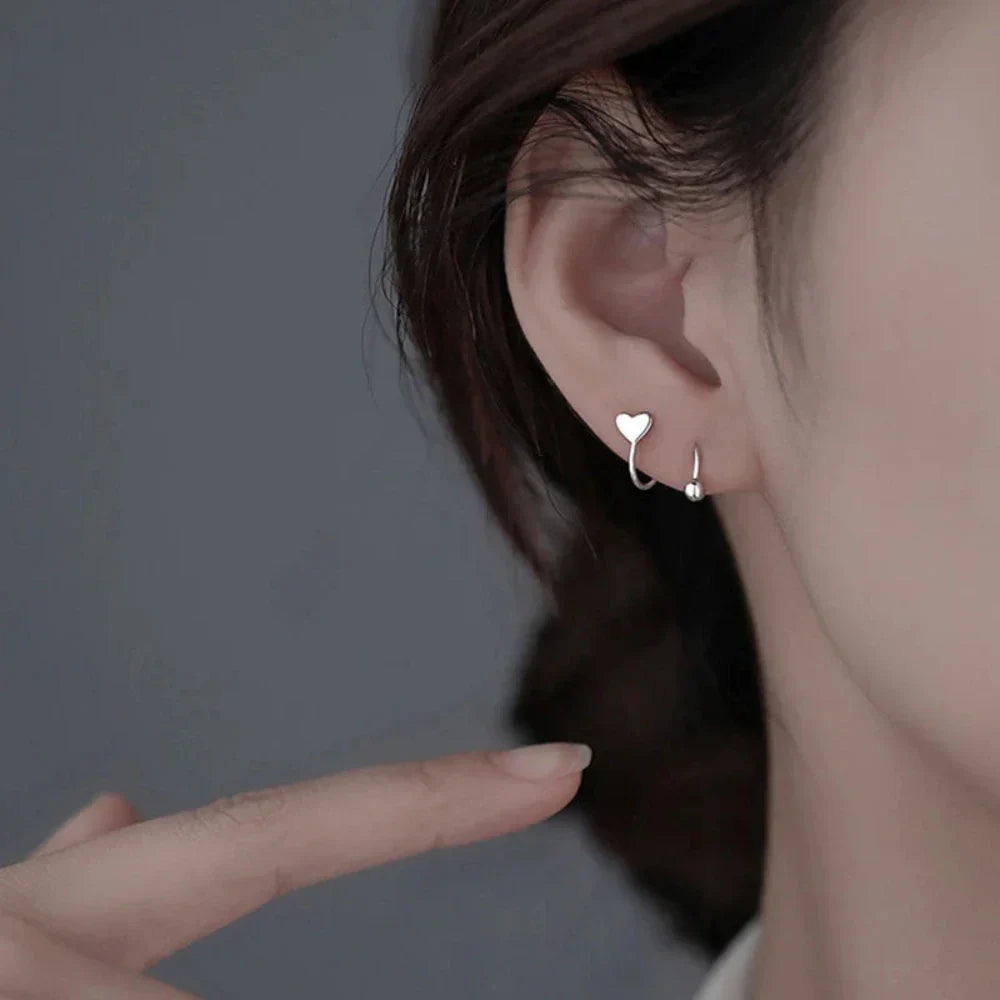 Spiral Earrings with a Delicate Design