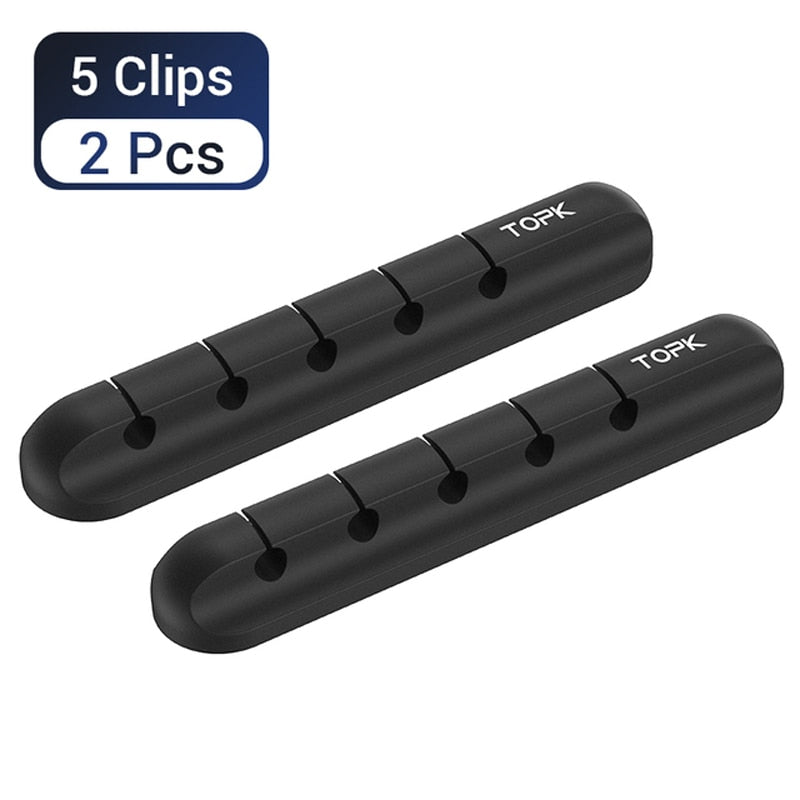 USB Cable Organizer (Set of 2): Streamline Your Cables for Easy Management