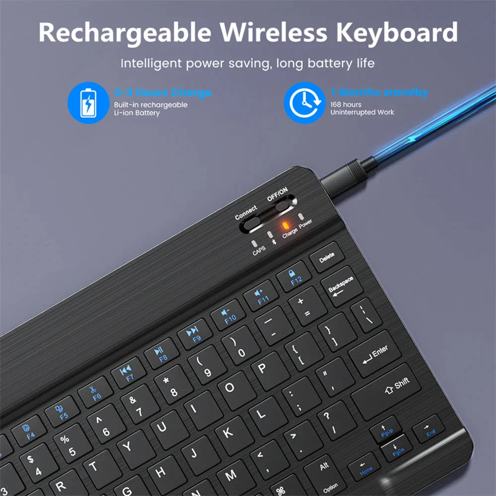 10" Wireless Bluetooth Keyboard and Mouse Set by ""