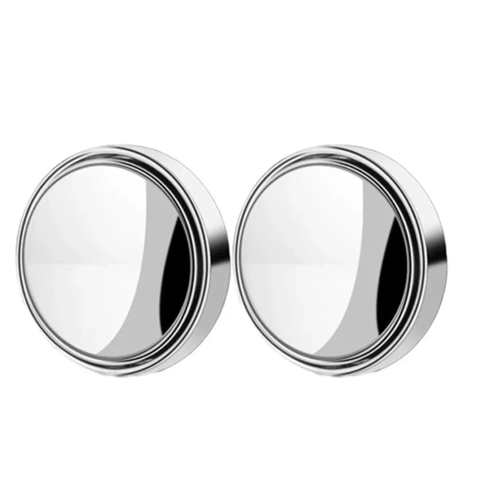 2 Piece Set of Mirrors to Eliminate Blind Spots with Adjustable Features