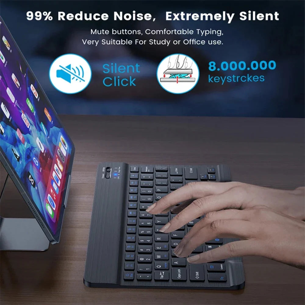 10" Wireless Bluetooth Keyboard and Mouse Set by ""