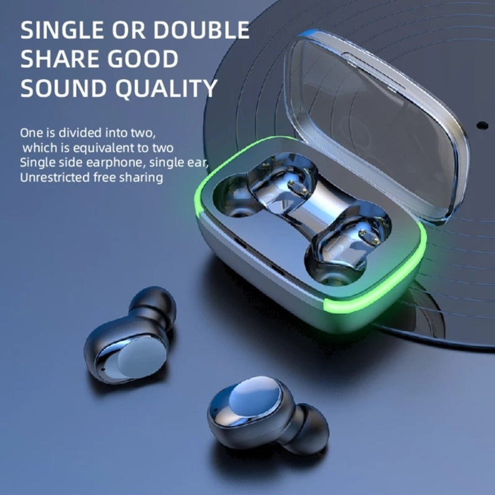 Wireless Bluetooth 5.1 Earbuds with Powerful Dragon Bass