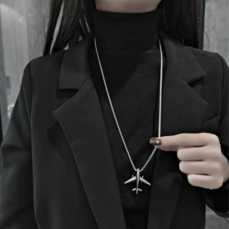 Airplane Necklace for All Genders