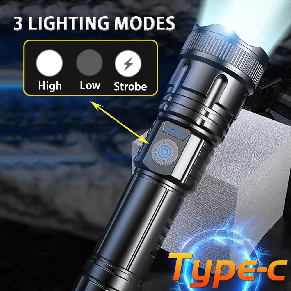2 Piece Set of Super Bright LED Flashlights