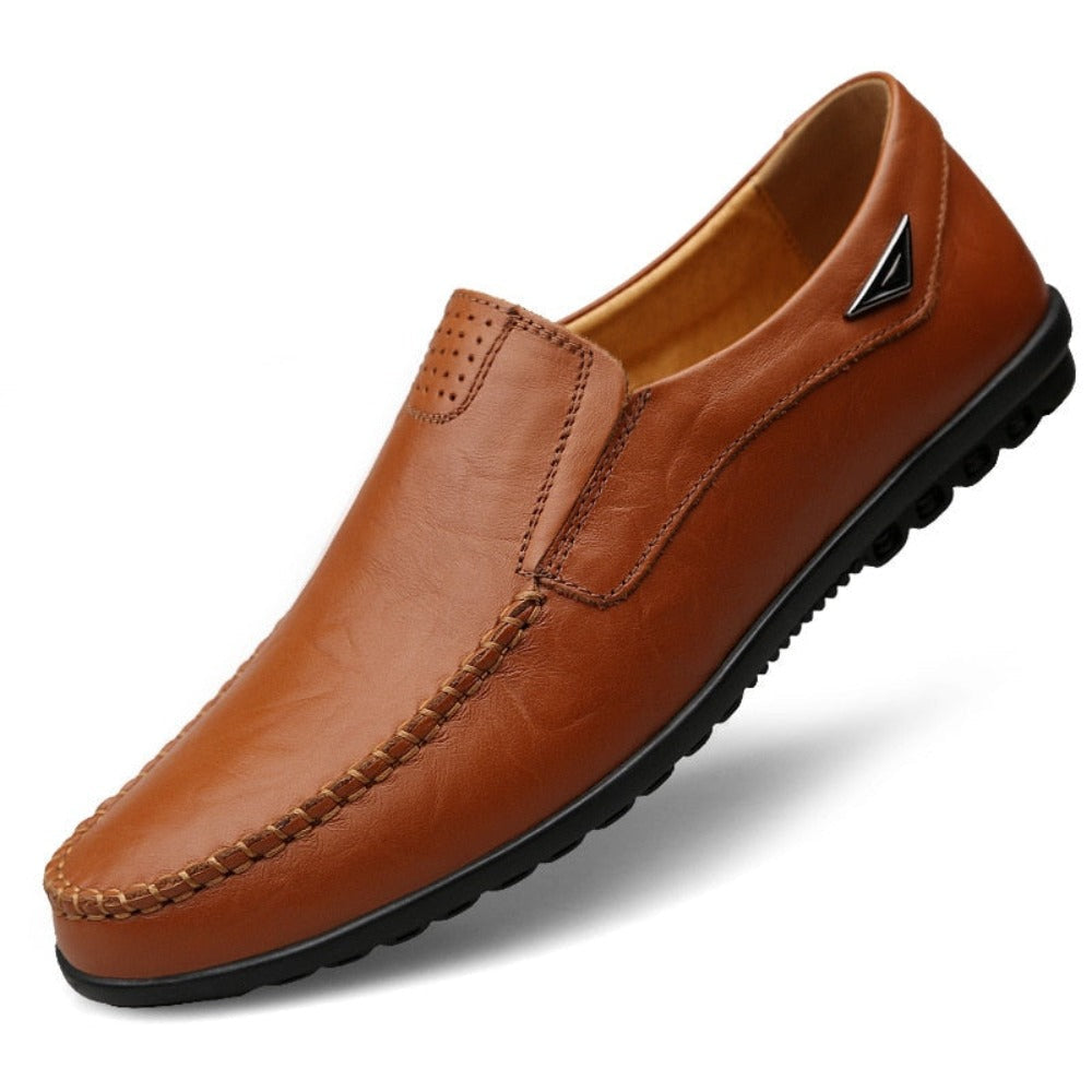 Soft Vegan Leather Men's Casual Loafers