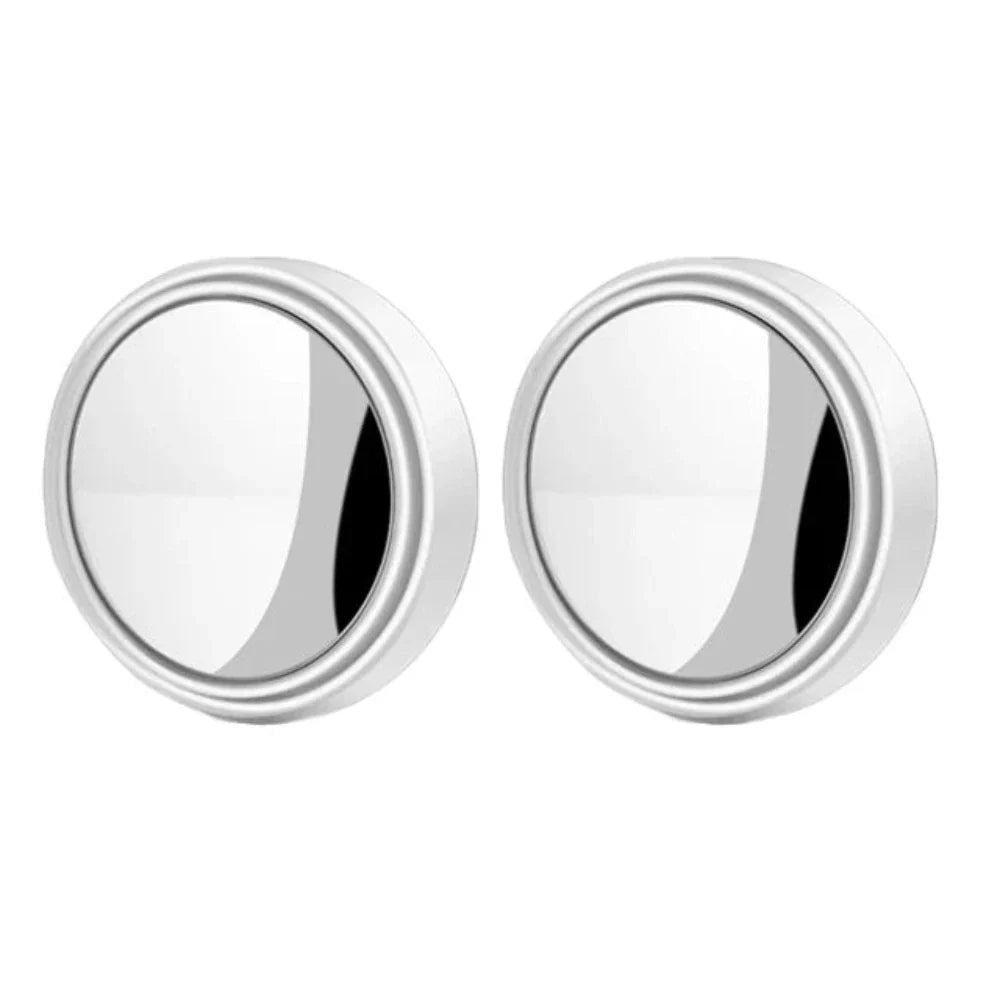 2 Piece Set of Mirrors to Eliminate Blind Spots with Adjustable Features
