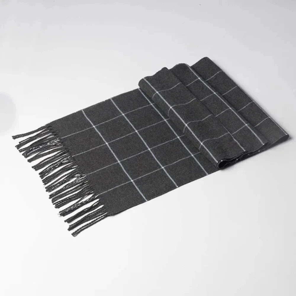 Classic Plaid Scarf for Men