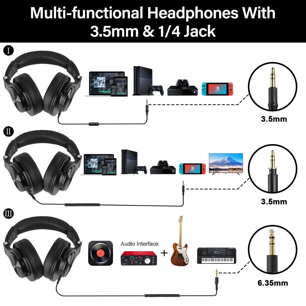 Wireless Fusion Headphones with Bluetooth Connectivity