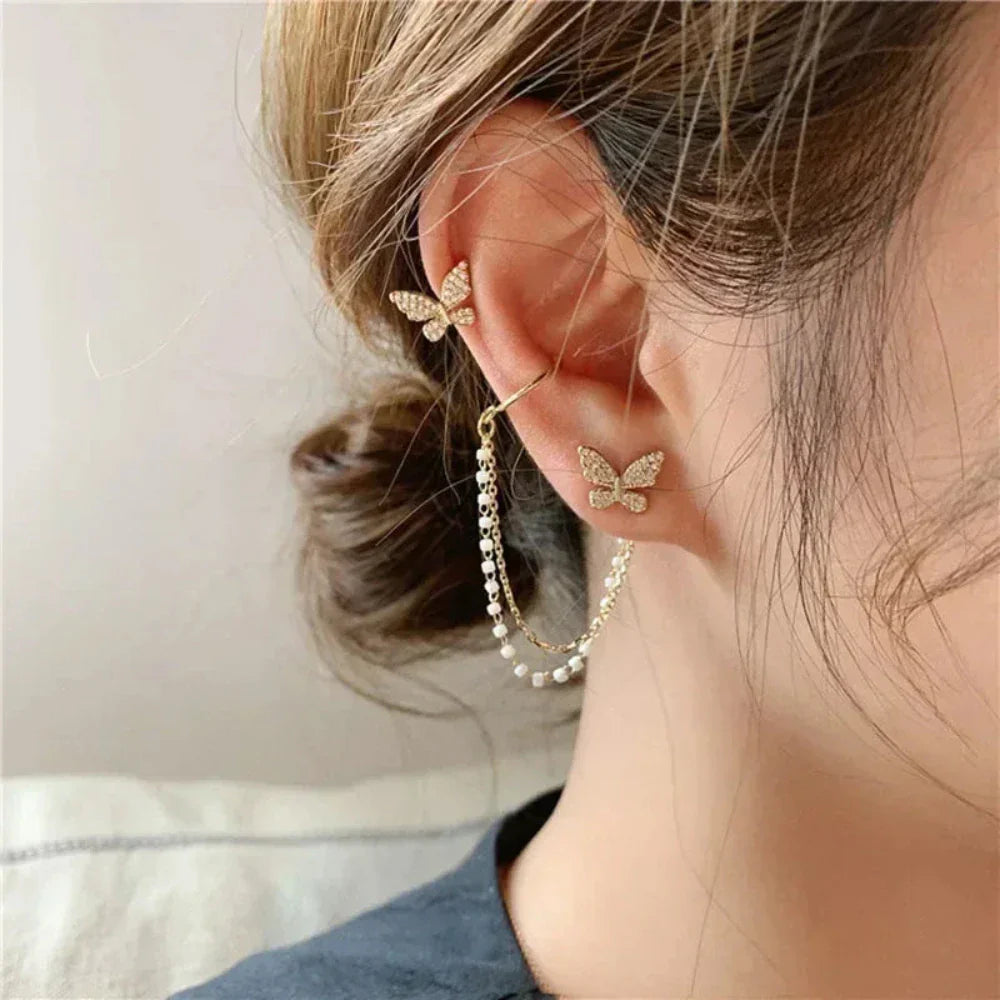 Faux Cuff Clip Drop Earring for a Striking Look