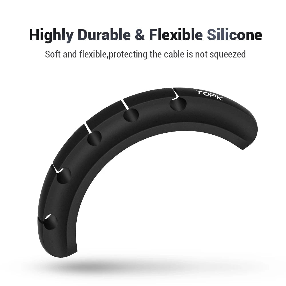 USB Cable Organizer (Set of 2): Streamline Your Cables for Easy Management