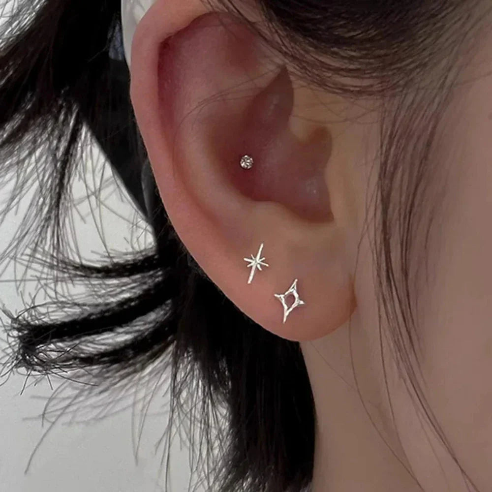 Shiny Star Earrings