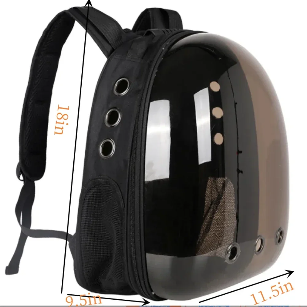 Transparent Cat Carrier with Enhanced Airflow