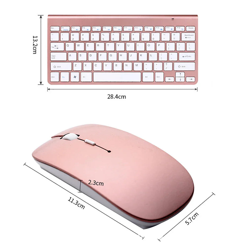 Ultra Slim Wireless Keyboard and Mouse Combo