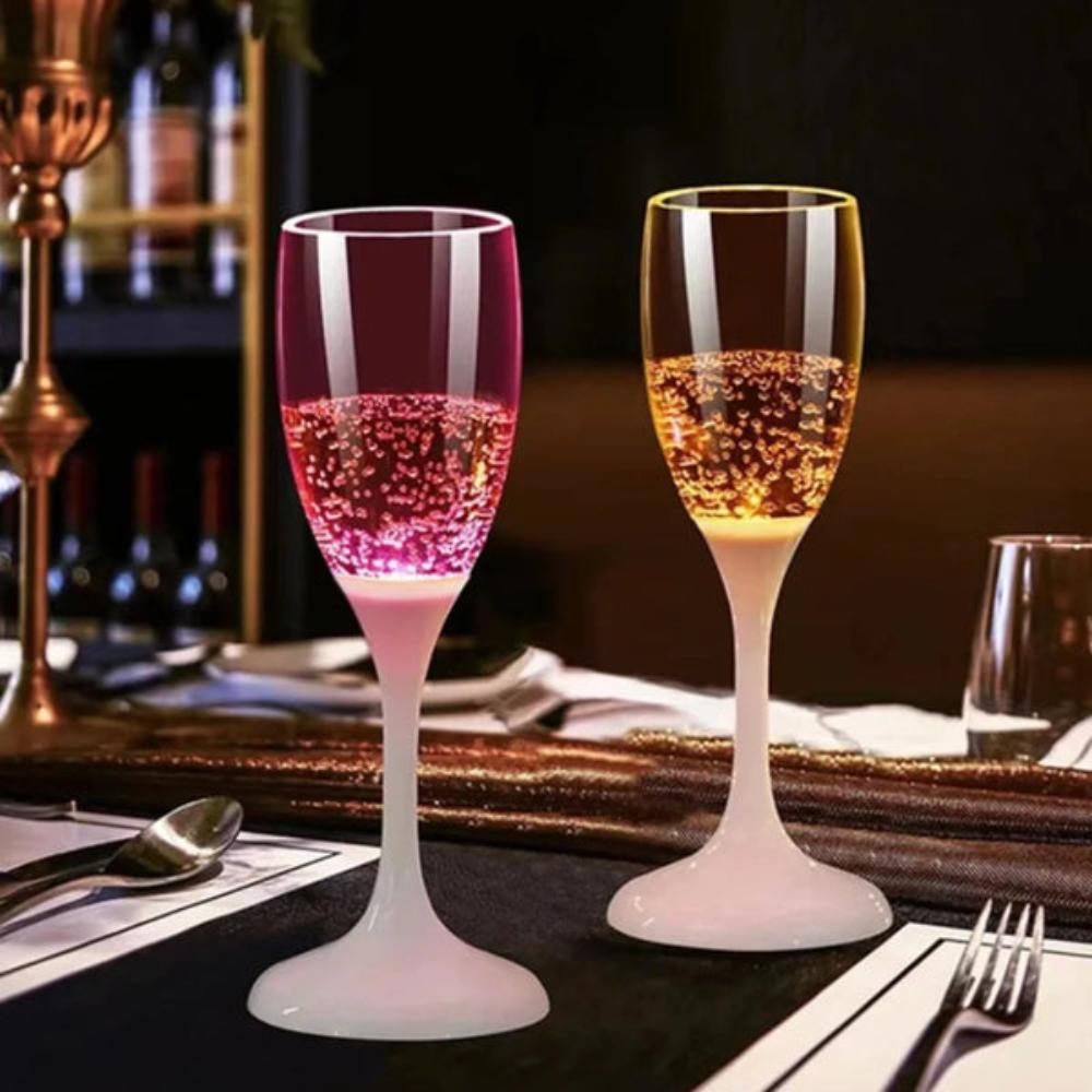 6-Piece Glassware Gift Set with 120ml Capacity and LED Sensor Technology