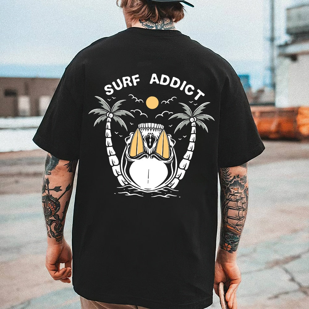 Skull Beach Themed Assorted Men's T-Shirt Collection