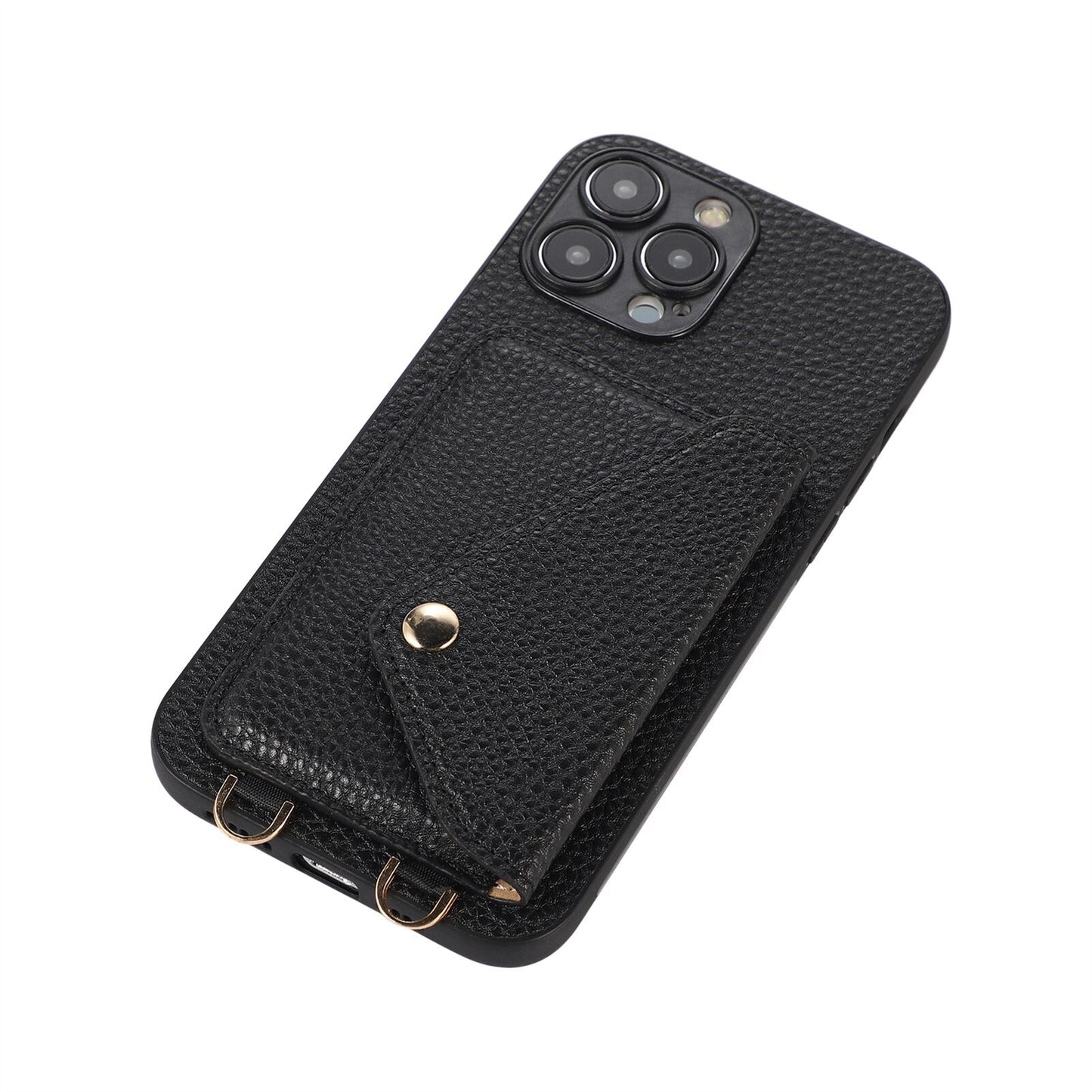 Streamlined Phone Cover with Attached Side Pocket and Carry Strap