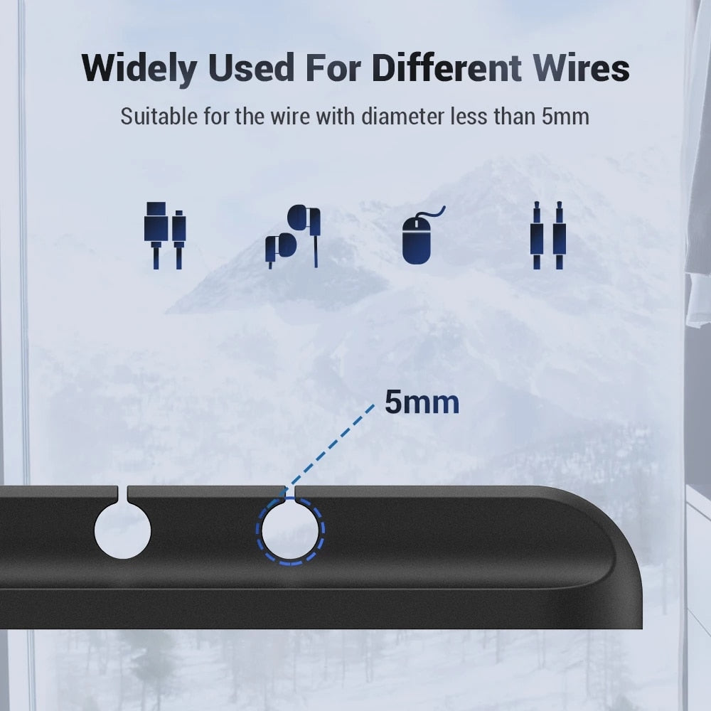 USB Cable Organizer (Set of 2): Streamline Your Cables for Easy Management