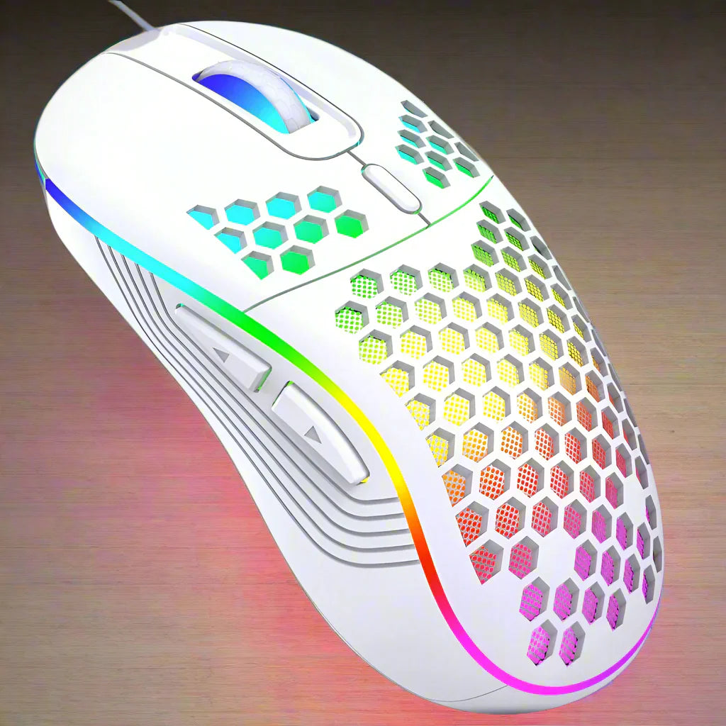 Adjustable DPI Gaming Mouse with RGB Lighting