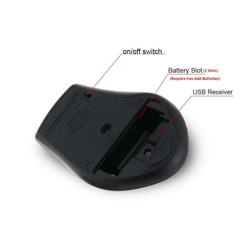 2.4GHZ Wireless Mouse - Enhanced Connectivity for Effortless Navigation