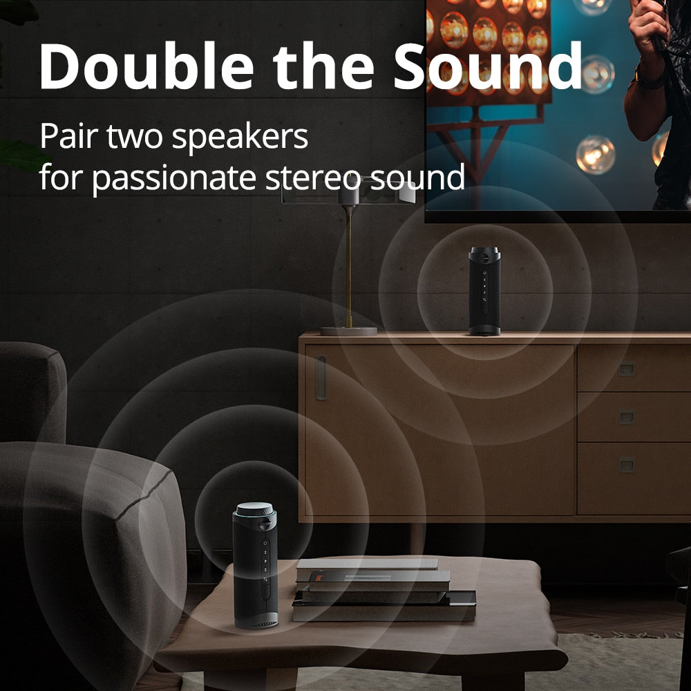 360 degrees Surround Sound Bluetooth Speaker with Dragon Design