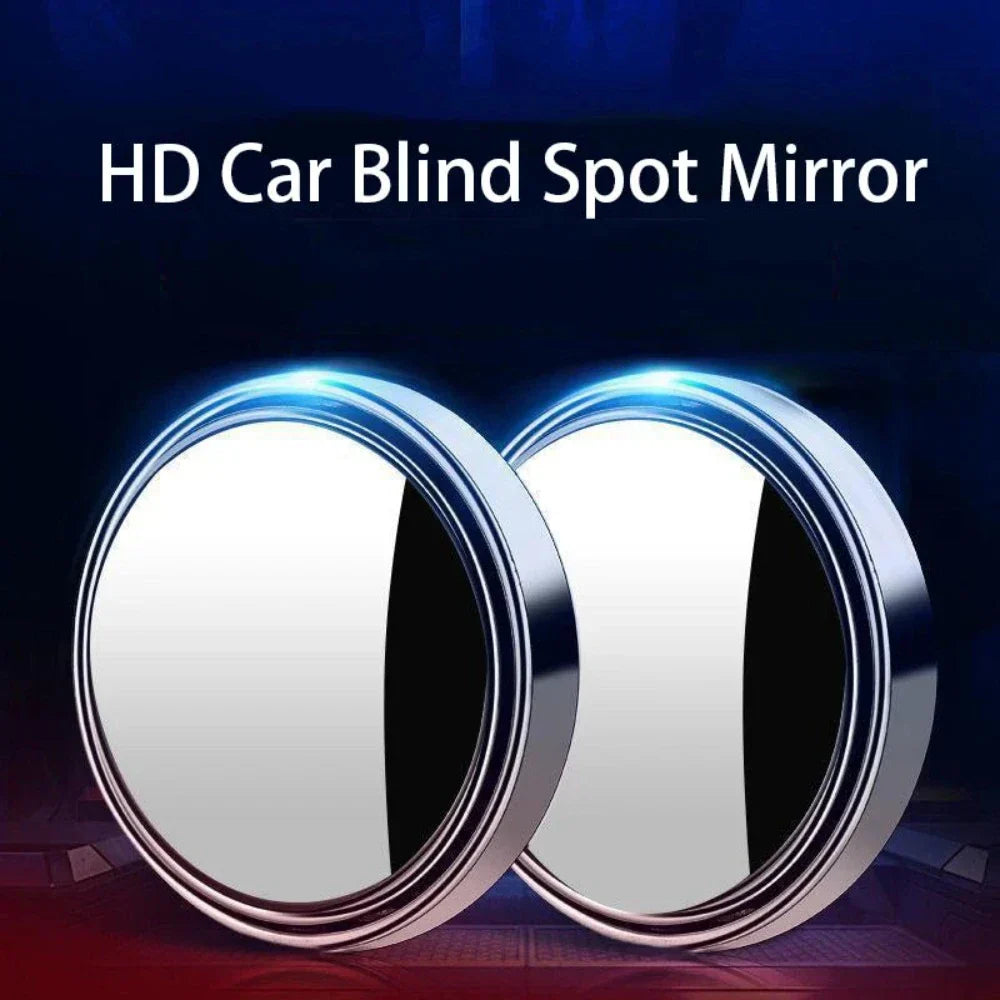 2 Piece Set of Mirrors to Eliminate Blind Spots with Adjustable Features