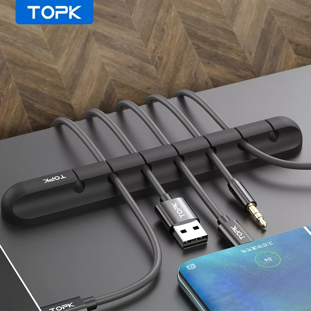 USB Cable Organizer (Set of 2): Streamline Your Cables for Easy Management