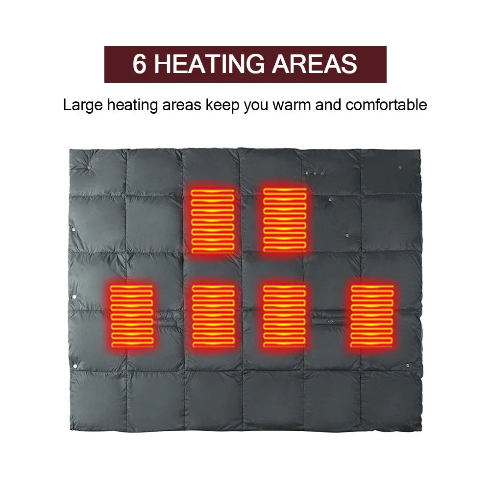 2-In-1 Wearable Heated Blanket Wrap