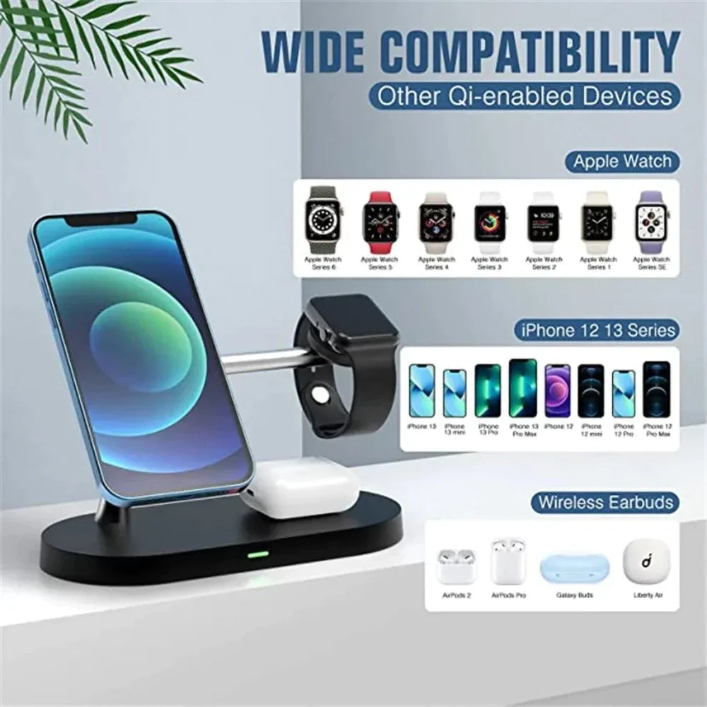Wireless Charging Lamp Station for iPhone with Magnetic Connectivity