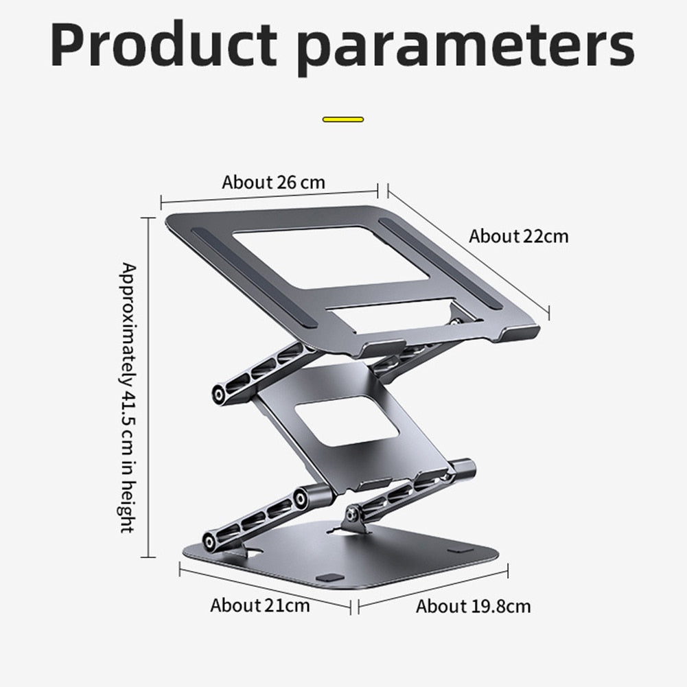 2-in-1 Adjustable Stand for Notebooks and Phones