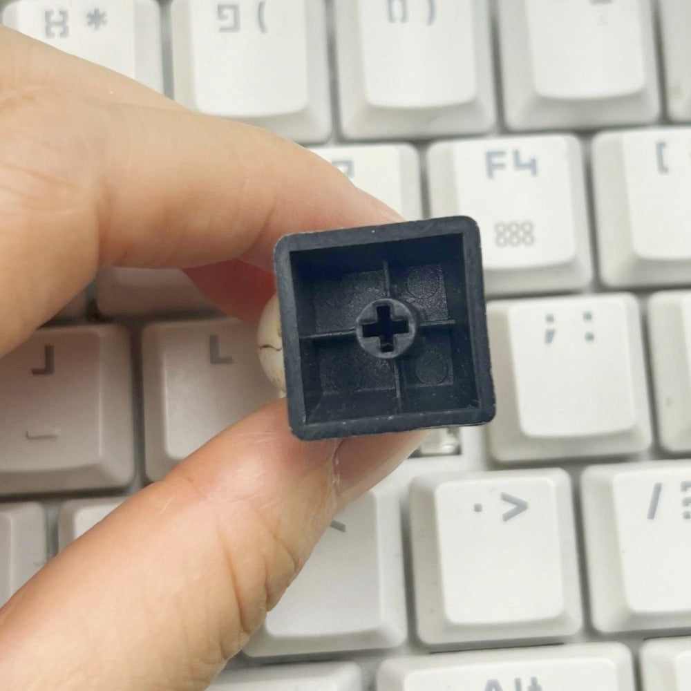Computer Keycap with a Dark Skull Design