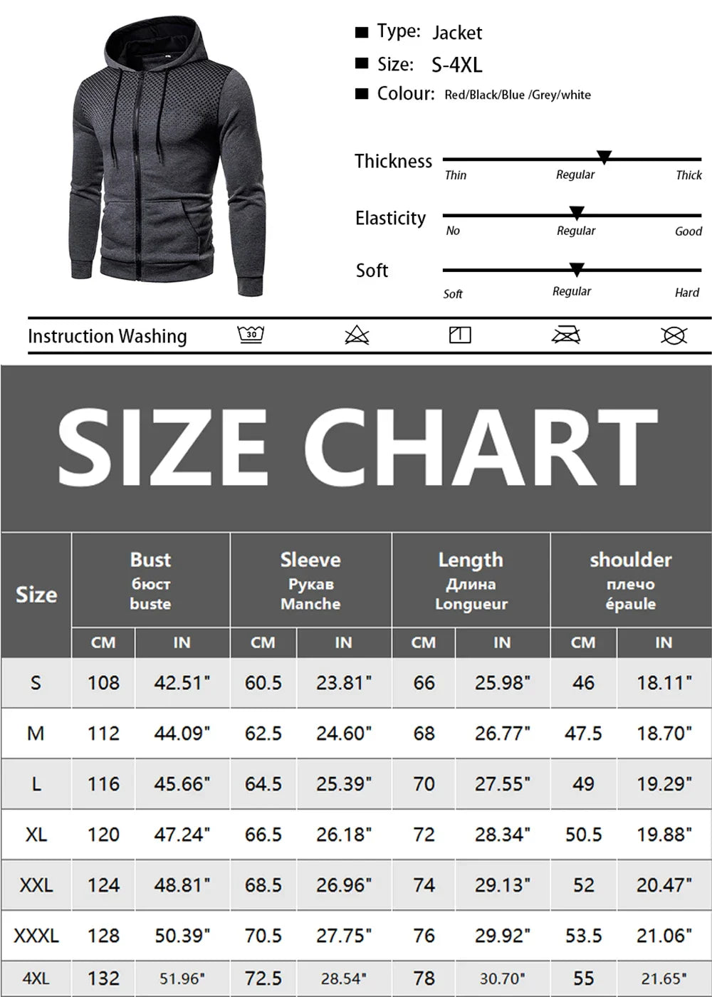 Lightweight Zip-Up Hoodie for Men