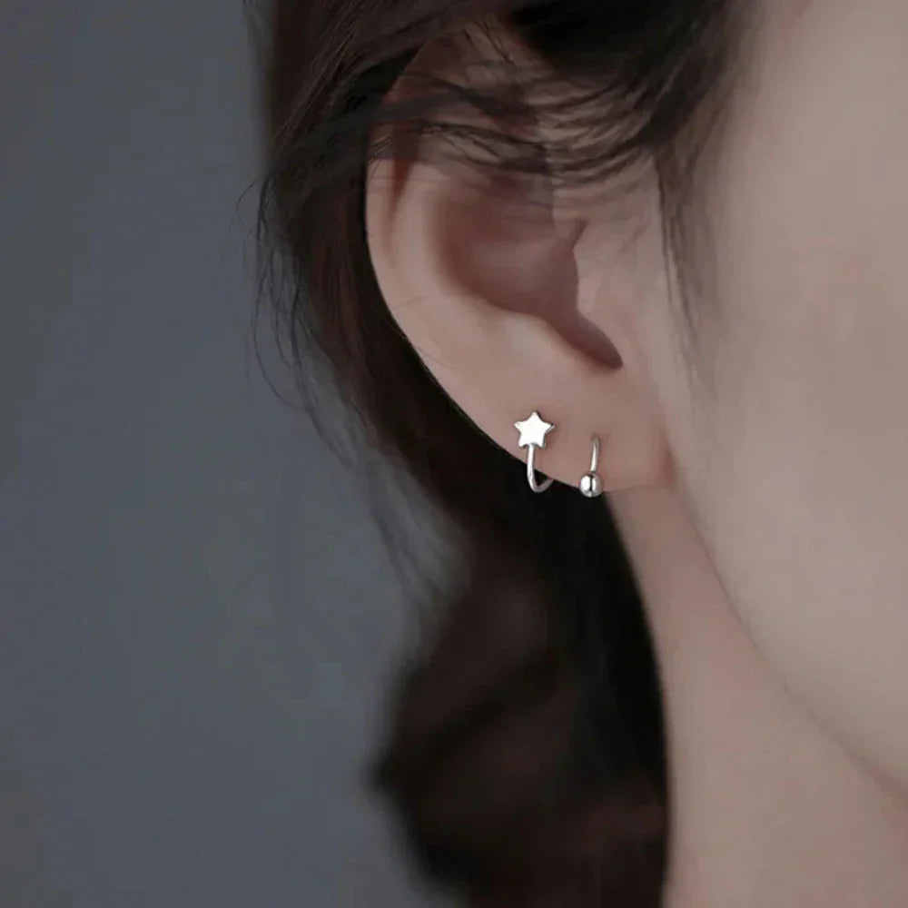 Sleek Star Studs