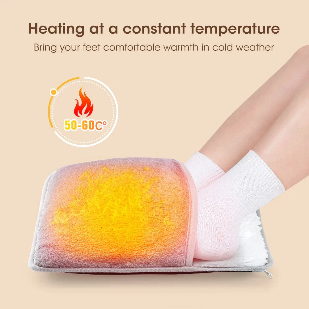 Winter Foot Warmer with Plush and Soft Texture for Versatile Use
