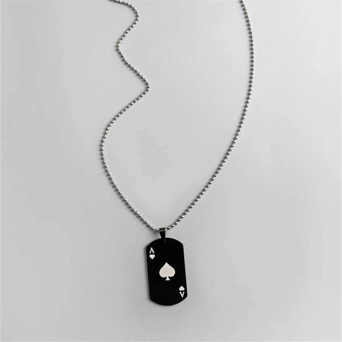Spades Ace Necklace - Plated for Distinction