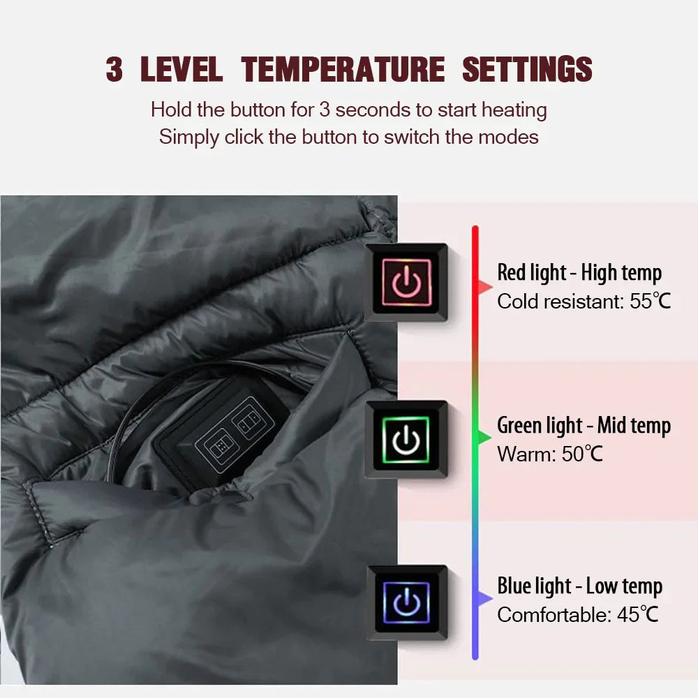 2-In-1 Wearable Heated Blanket Wrap