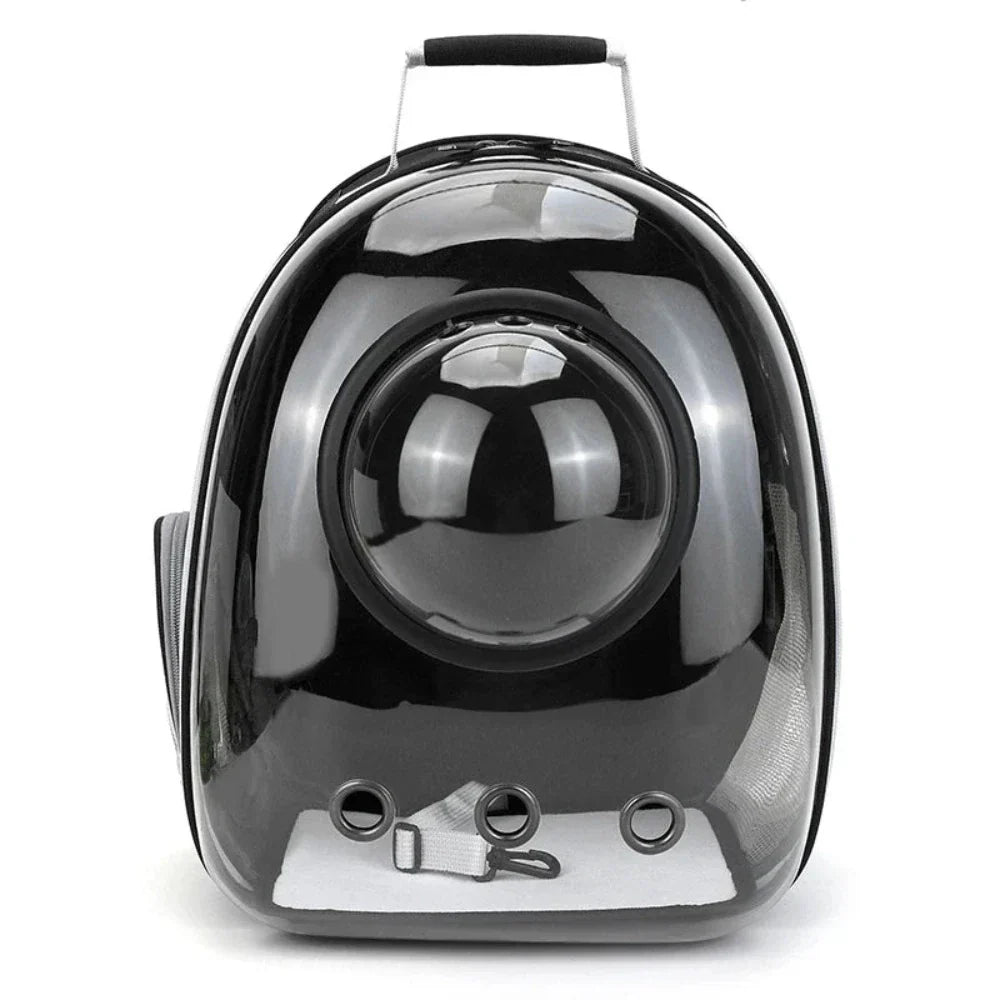 Transparent Pet Carrier with Breathable Design