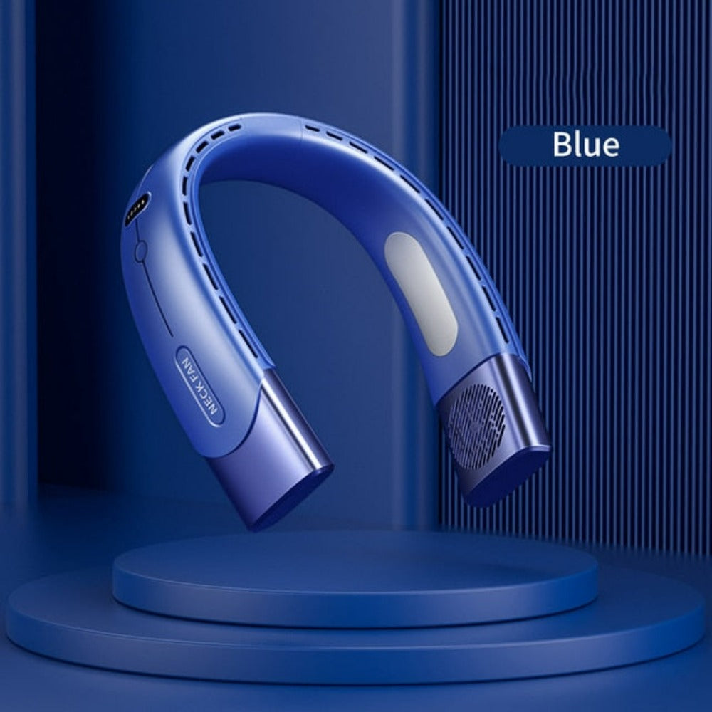 5-Speed Portable Neck Fan for Cooling On-the-Go