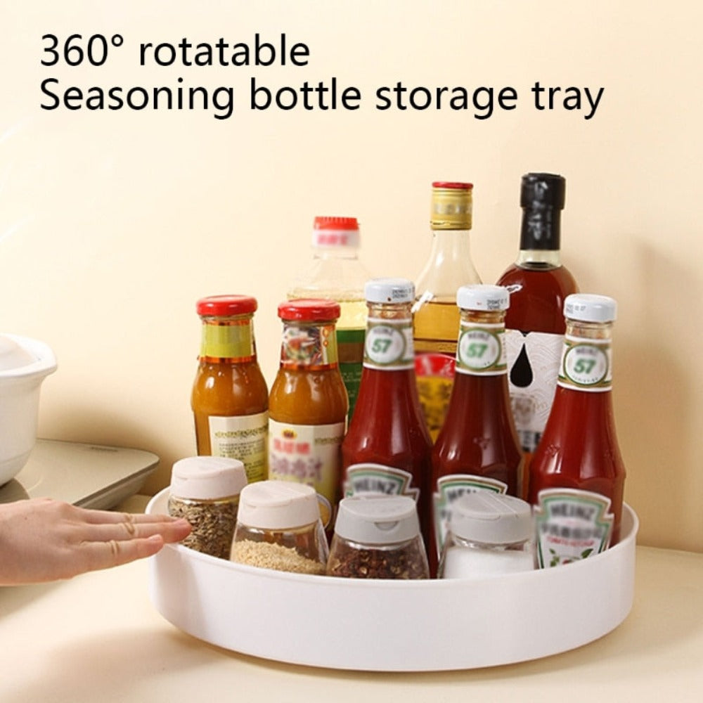 Spice and Sauce Rack Organizer that Rotates