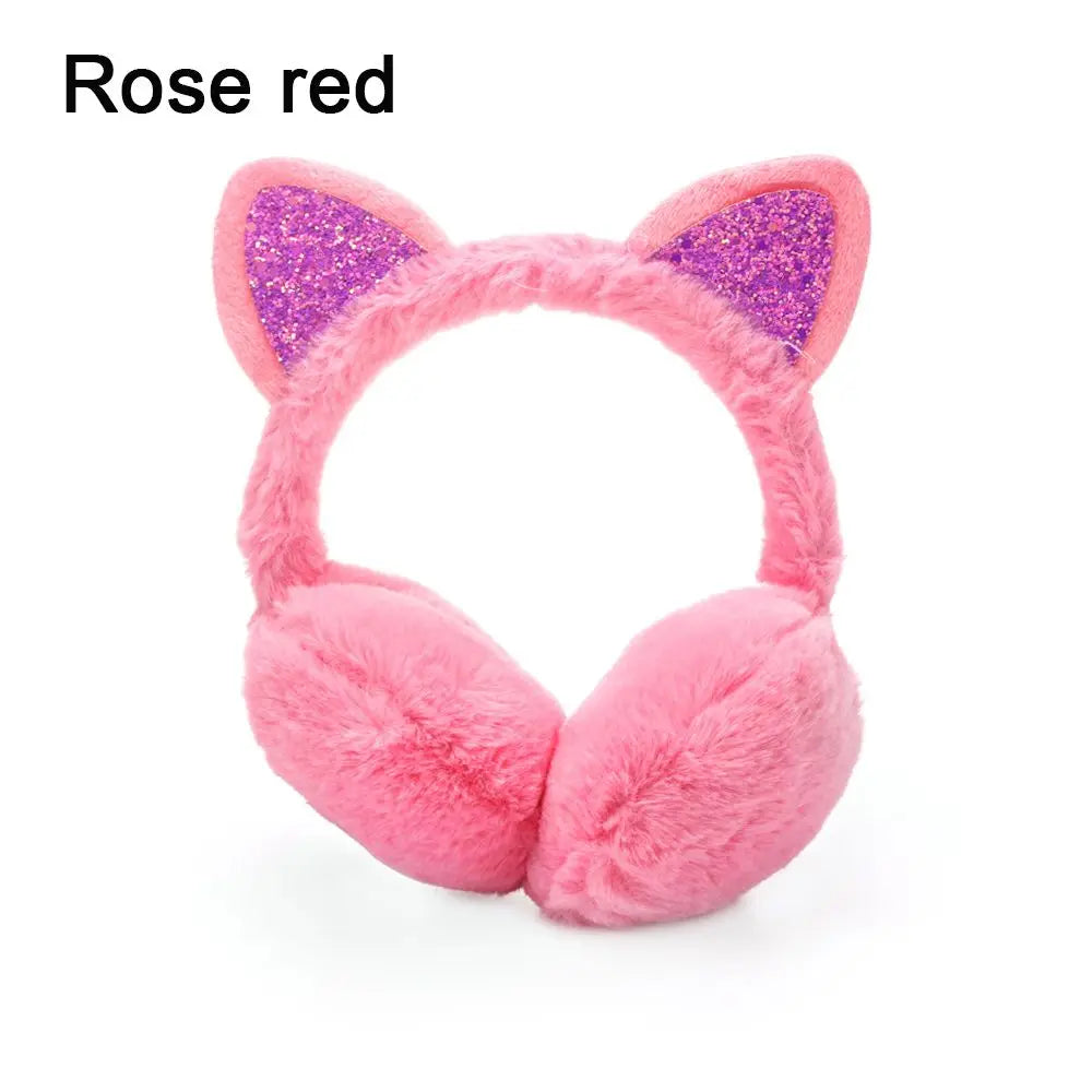 Cat-Themed Cozy Winter Earmuffs