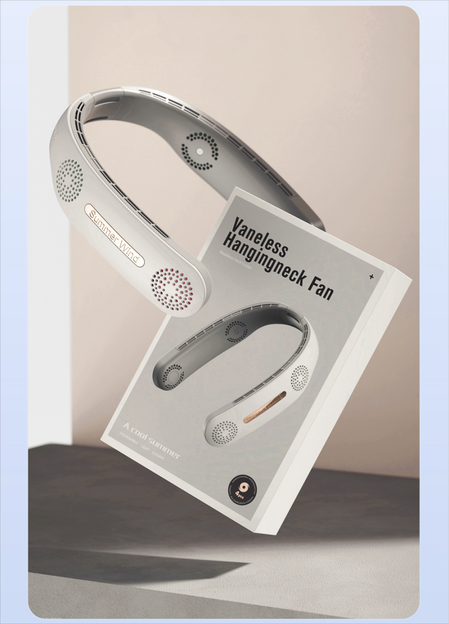 Streamlined Portable Neck Fan