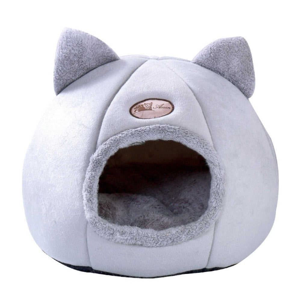 2-in-1 Pet House Bed - Comfortable and Cozy Retreat for Your Beloved Pet