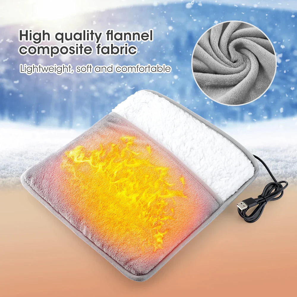 Winter Foot Warmer with Plush and Soft Texture for Versatile Use