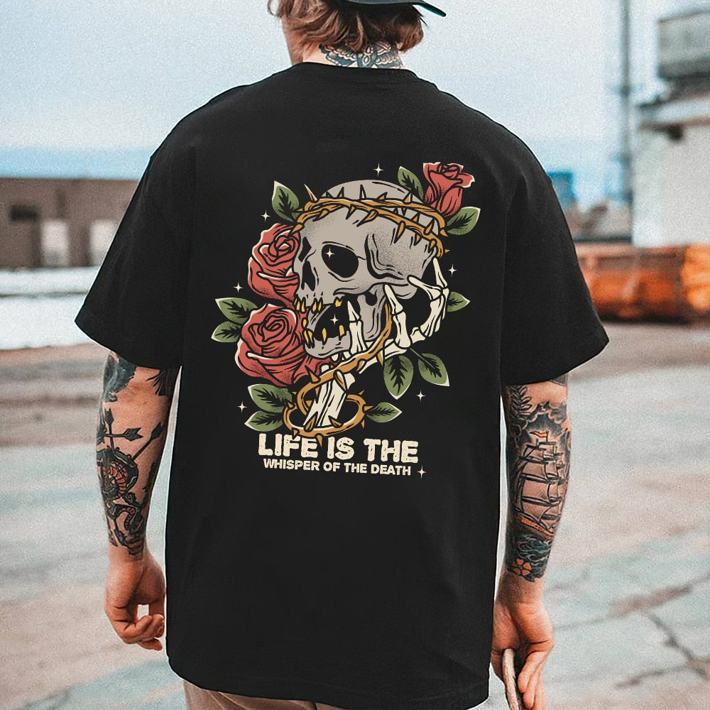 Skull Beach Themed Assorted Men's T-Shirt Collection