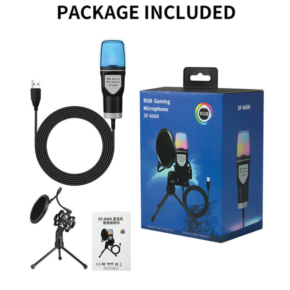 Gaming Desktop Microphone with RGB
