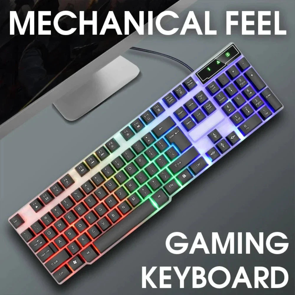 USB Backlit Gaming Keyboard that Radiates Brilliance