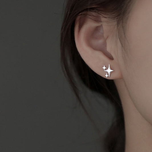 Asymmetric Star-shaped Earrings