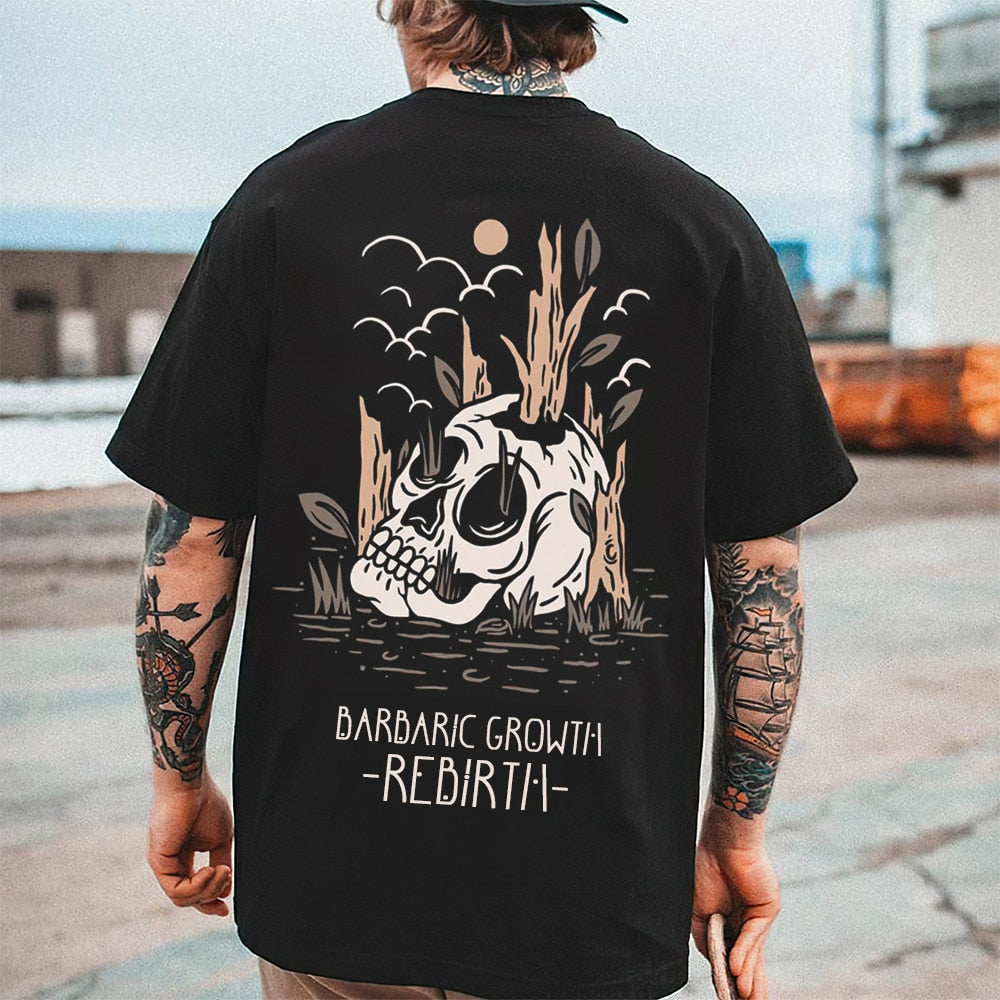 Skull Beach Themed Assorted Men's T-Shirt Collection