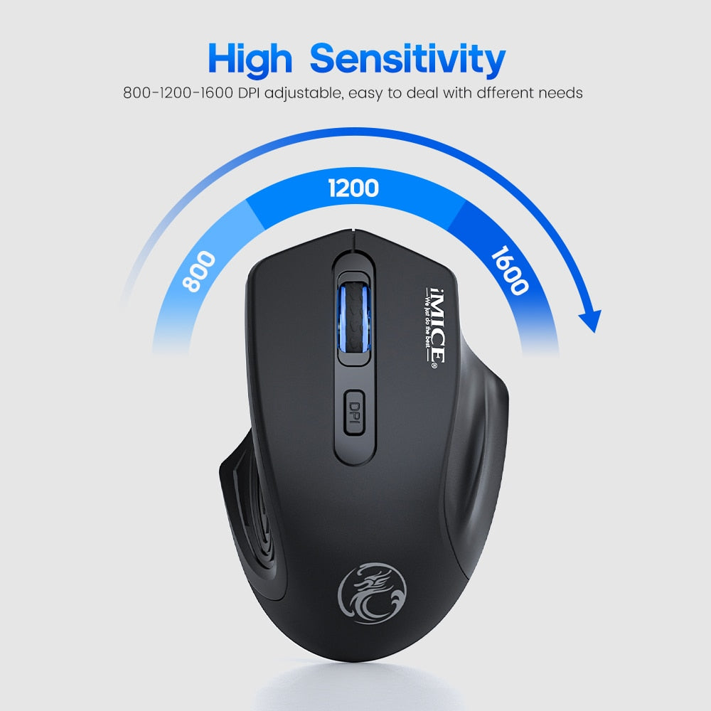 Wireless Silent Bluetooth Mouse - Dragon Edition